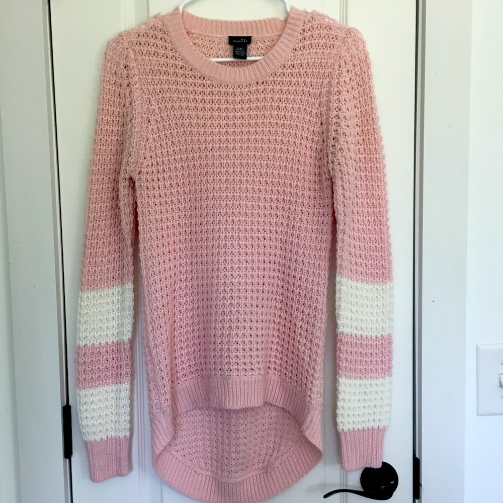 Light pink sweater worn once